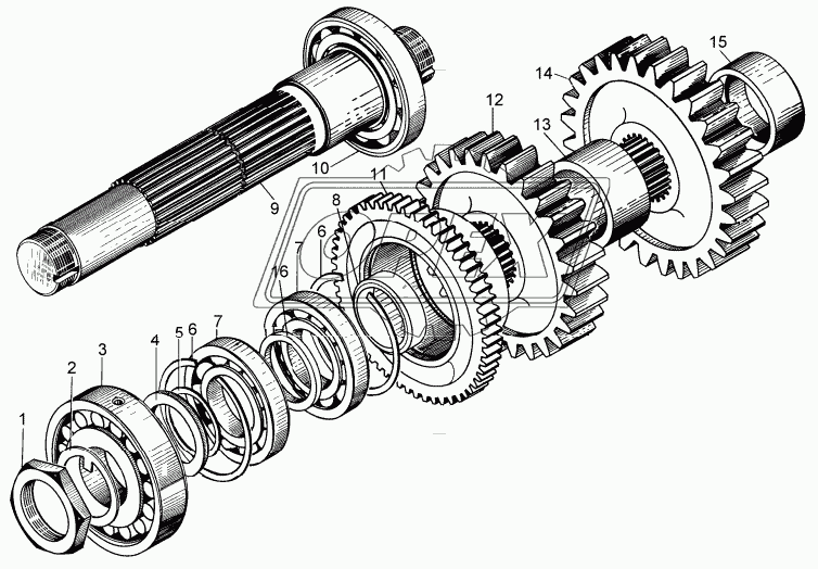 402411КМУ Подшипник 55х140х34 ролик.радиал. 1-ряд.; с 1отв.под стопор, качения