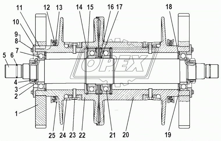 700-40-8592 Кольцо ЧТЗ