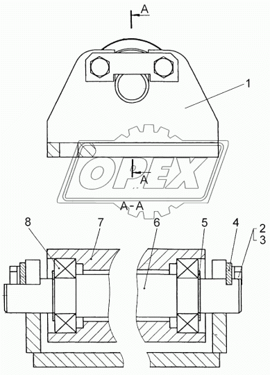 71-53-257СП Ролик ЧТЗ