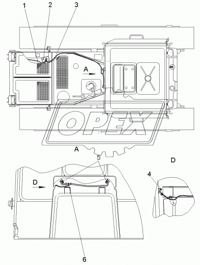 123.5208 Бачок омывателя в сборе с насосом; 24В 2л (нижний насос) КЗАЭ