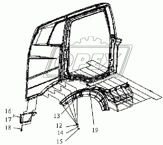Q40306 Шайба С/И пружинная щита переднего тормоза УРАЛ-63685 Урал