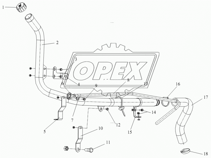 CQ34014 Гайка ГОСТ-5927-70 М14х2; М14х2 h=12 К=21 (клина) балки передней оси УРАЛ-63685