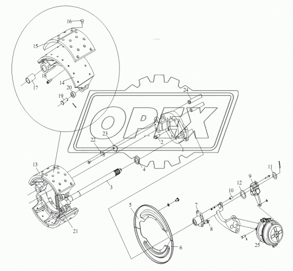 3501158-A3S Шайба С/И рычага тормоза(трещетка) УРАЛ-63685 Урал