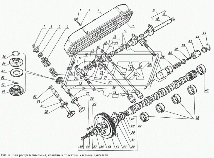 511.1006020 Шестерня распредвала ГАЗ,ПАЗ (дв.ЗМЗ-511,513,523,73) (0х0х35)