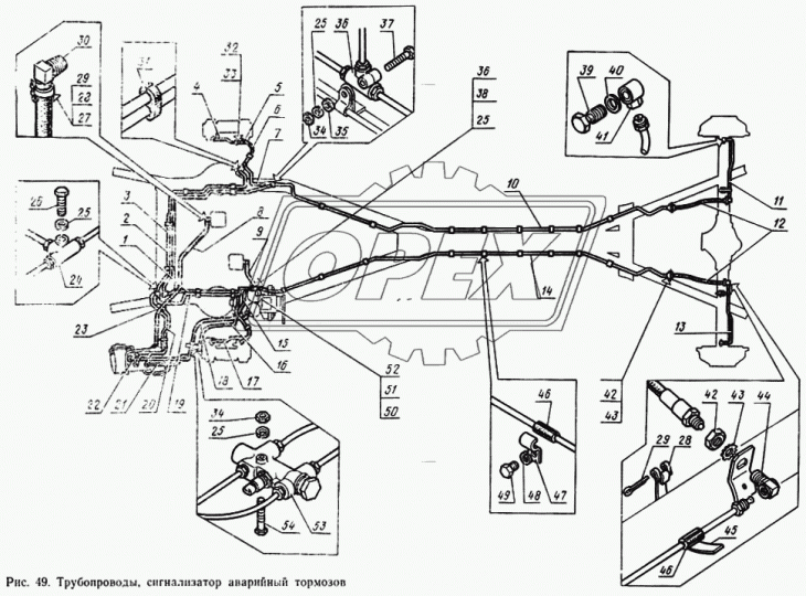 41-4228225 Шланг подвода воды к компрессору ГАЗ