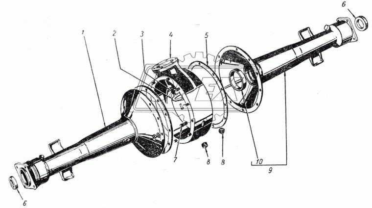 20-2401034 Сальник (манжета) компрессора 28.5х46.5 ГАЗ-66 (0х0х10) ГАЗ
