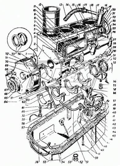 21-1011086 Прокладка ромбич. 52х26; фвнутр=15; 2отв.ф9, фланца трубки масляного насоса ГАЗель Бизнес дв.УМЗ-4216 ВАТИ