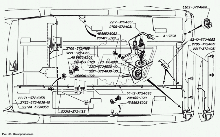2217-3724030-30 Жгут по раме РЫБИНСК