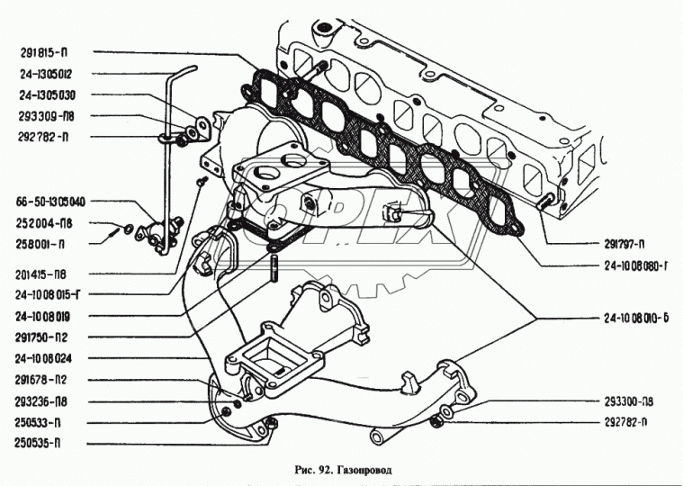 291815-П Шпилька ГБЦ М10 L=101 Р1=23х1/21х1,5 дв. 402 ЭТНА