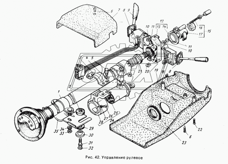 3102-3401300-20 Основание переключателей с контактным кольцом ГАЗ