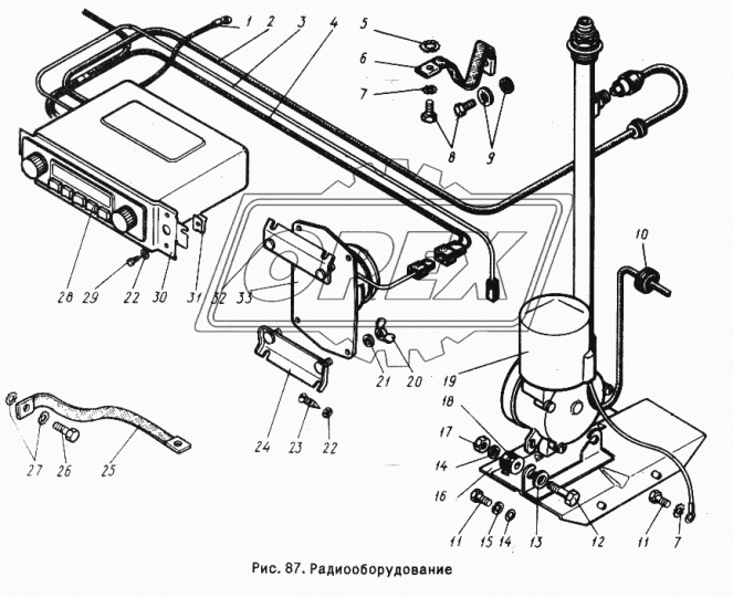 40-3724566 Провод АКБ рамы, двигателя дв. (масса) Крайслер, ГАЗ-3302, ГАЗ-2217 РЫБИНСК