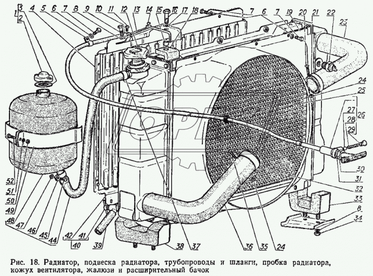 3102-1303025 Шланг (патрубок) кривой ф45х55 L=295 радиатора нижний ГАЗ-3102,3110,Волга (дв.ЗМЗ-402) СаранскРезинотехника