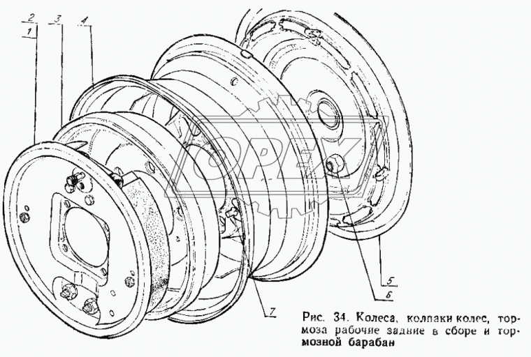 3102-3502010 Тормоз задний правый цилиндром НМ02921, 1 торм цилиндр (0х0х70) ГАЗ
