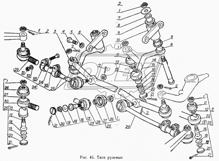 3102-3414056 Наконечник рул.тяги кривой наружный ГАЗ-3102 (48х95х70) G-PART