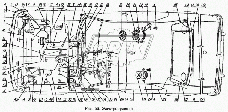 Г24-3724076-Б Провод массы штепсельной розетки РЫБИНСК
