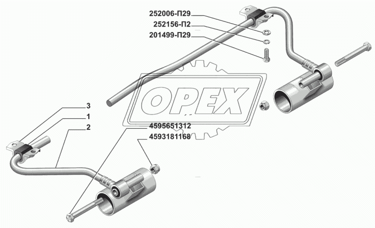 3110-2916050 Скоба L=150 S=38; 1отв.ф8/2отв.ф11 подушки штанги заднего стабилизтора 31105 ГАЗ