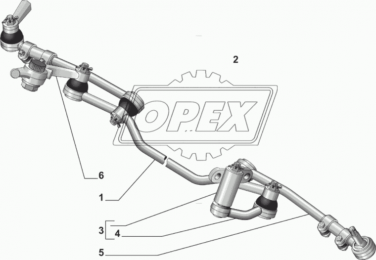 3110-3414080 Рычаг маятниковый рулевой трапеции ГАЗ-31105 (233х58х115) ГАЗ