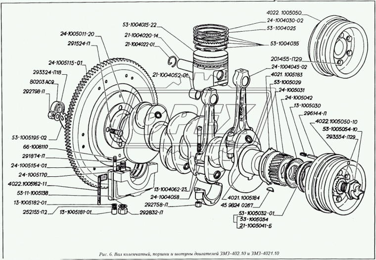 66-1008110 Шпилька М8 L=80 Р1=20х1,25/33х1,25 каленая, крепления держателя заднего сальника