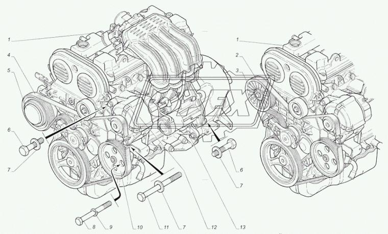 05173012АА Двигатель 2,4 L DOHC