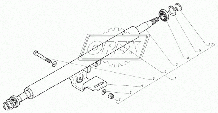 6-930904АЕ1С17 Подшипник 22х37х7 шарик.радиал. 1-ряд.; (со втулкой) вала рулевого управления с втулкой (0х0х12) ГПЗ