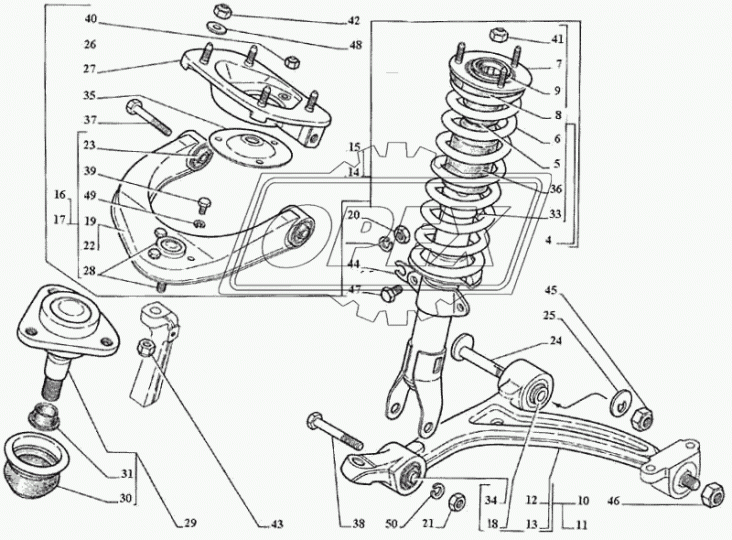 3111-2902754 Прокладка пружины БРТИ