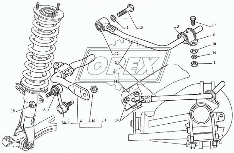 3111-2916064 Сайлент-блок стабилизатора (39х0х0) БРТИ