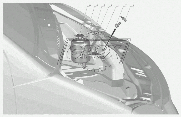 7672.472.319 Бачок масляный ГУРа ГАЗ-3302,Газель Бизнес ГАЗ