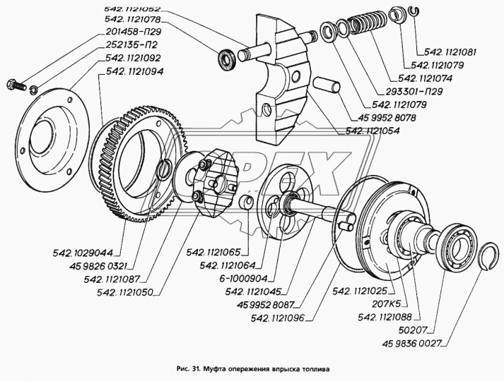 50207 Подшипник 35х72х17 шарик.радиал. 1-ряд. (со стопор. канавкой); гидромуфты(УРАЛ)