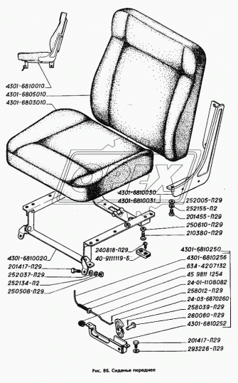 24-01-1108082 Втулка (ПВХ) ф12х15 L=10 L1=8 ГАЗ