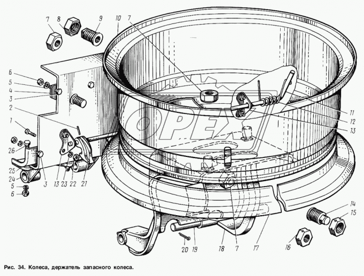 3307-3105055 Кронштейн ГАЗ