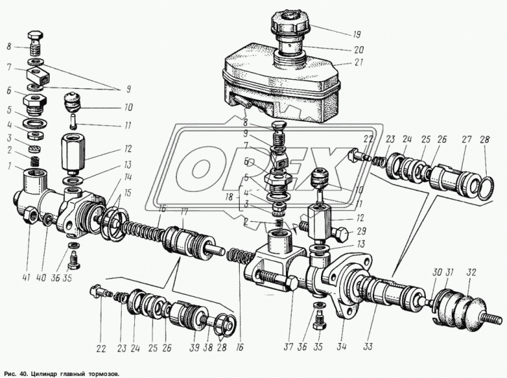 52-04-3505165 Фитинг Штуцер Рнаруж=М22х1,5/Рвнутр=М12х1,25 К=30 L=26 (клапан) прокачки цилиндров (0х0х26)