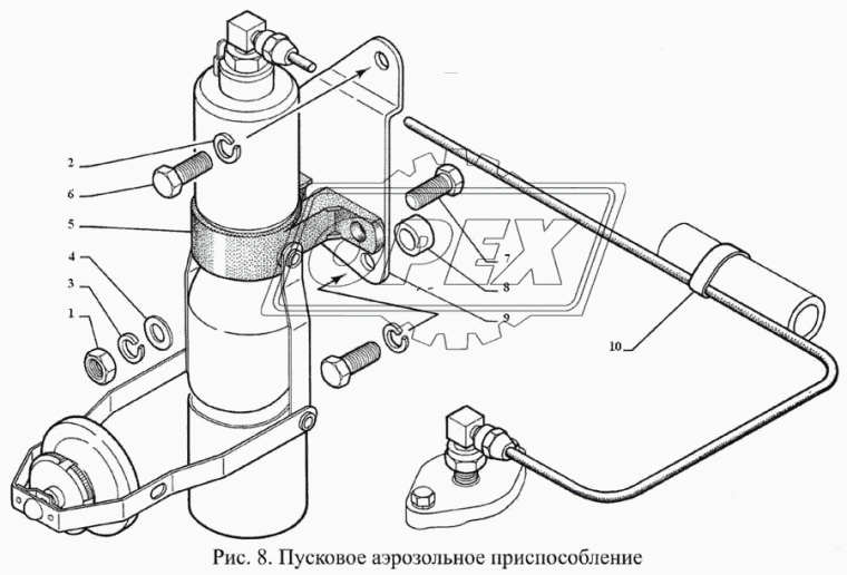 201457-П29 Болт ГОСТ-7798 М8х22х1,25; Р=20 К=12/13 ЭТНА