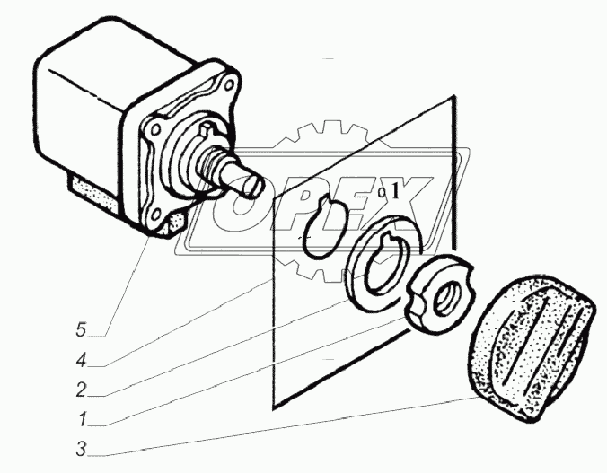 БУК16-01 Блок управления корректором фар (электрокорректор) ГАЗ-33081,3309 ГАЗ