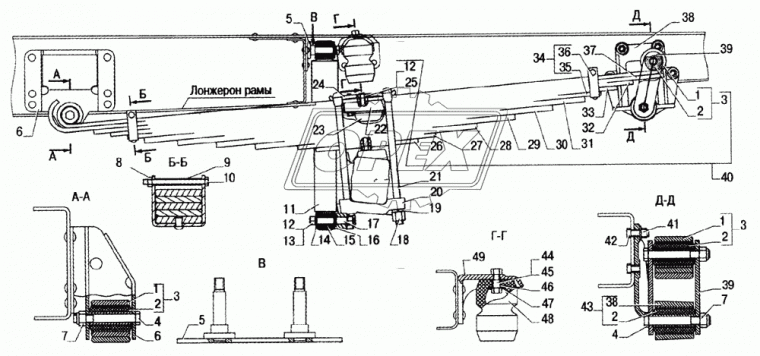 3310-2915541 Кронштейн амортизатора верхний ГАЗ-33104,33106,Валдай ГАЗ