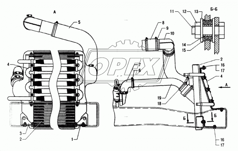 5441.1118783 Муфта интеркуллера ф50х70 (переходная) ГАЗ-33106,Валдай,ГАЗ-3308 (дв. Cummins) Газон Некст(дв.ЯМЗ-534 газовый Евро-5) (силикон) ТехноПартнер