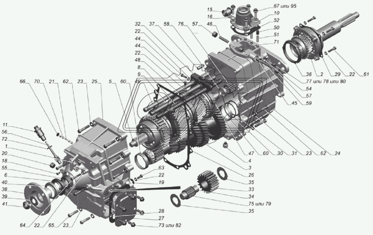33104-1702029 Вилка включения 2-й и 3-й передачи КПП ГАЗ-3308,3307,3309,33104,33106,33096,Валдай,Садко; 180X128X33 ГАЗ