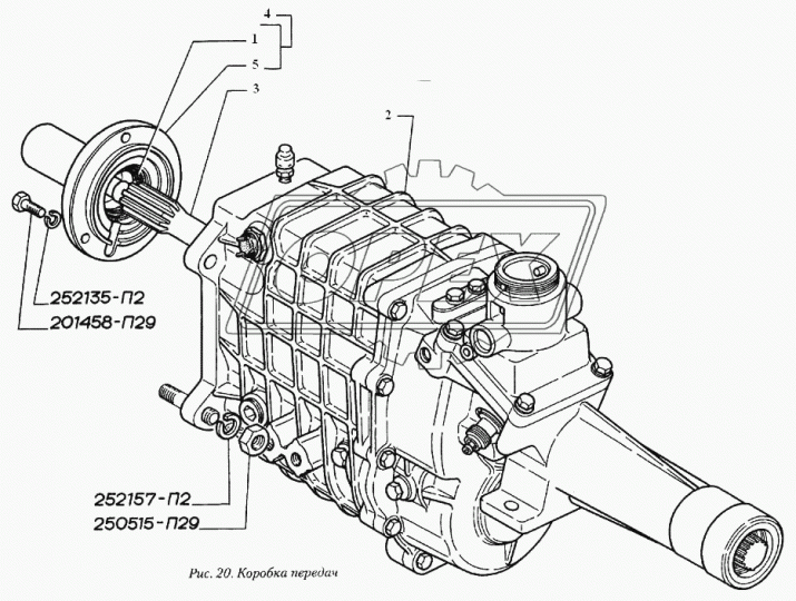 330242-1700010 КПП в сборе ГАЗ-3302,Газель (дв.ГАЗ-560,Штайер) (783х185х330) ГАЗ