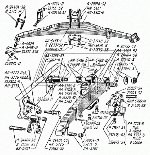 258056-П Шплинт разводной ф4х40 L=57 ЭТНА