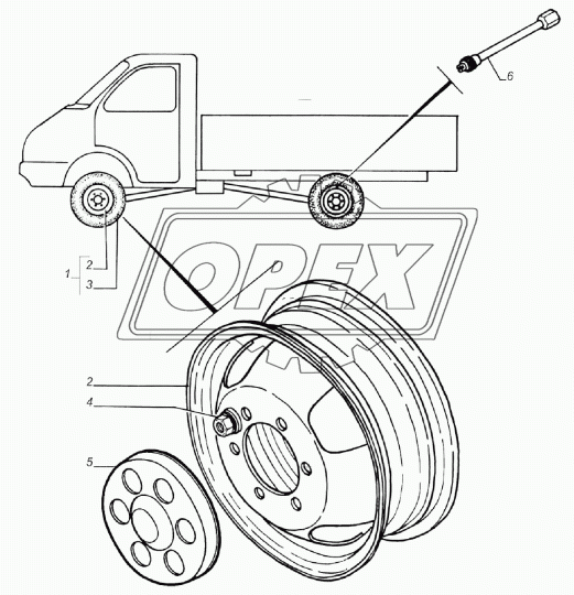 3302-3116060-01 Кронштейн удлинителя вентиля (208х39х22) ГАЗ