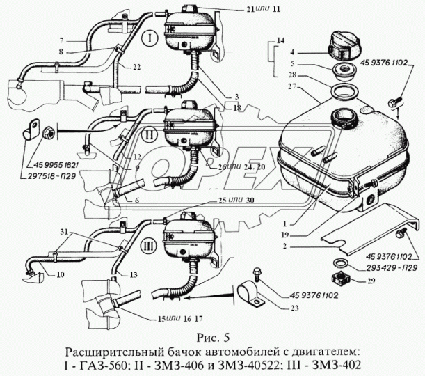 3302-1311095-02 Шланг (патрубок) ф18х27 L=600 бачка расширительного Соболь,Газель,Бизнес,Некст ГОСТ10362-76 СаранскРезинотехника