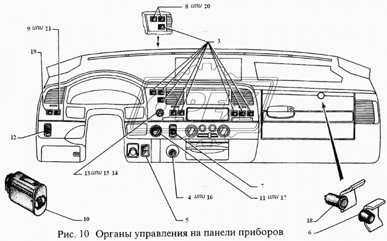 23.3769 Переключатель корректора фар (23.3769) АВАР