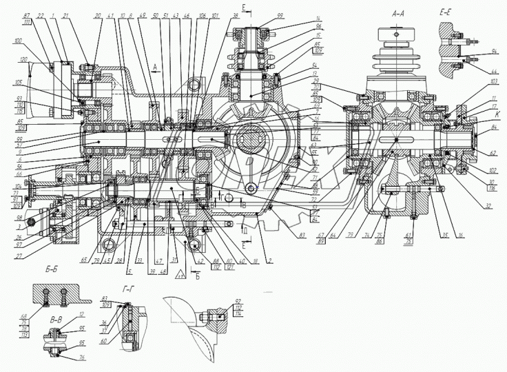 211 Подшипник 55х100х21 шарик.радиал. 1-ряд. (открытый); приводного шкива.сцепление /МТЗ/