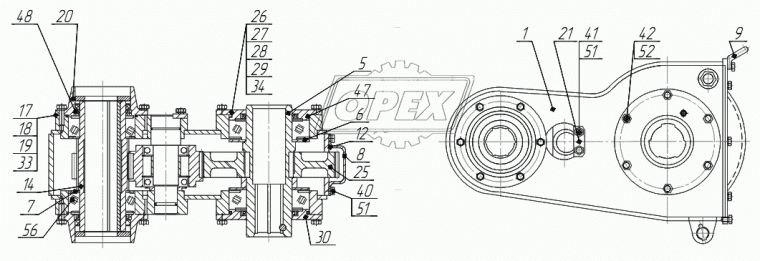 1.2-100х125-1 Сальник (манжета) 100х125х12 правое вращение гидромуфты Камаз,выходного вала демульт.ЯМЗ,ТМЗ