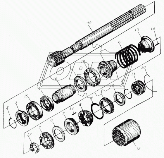 8113 Подшипник 65х90х17 шарик.радиал. 1-ряд.; ГОСТ 6874-75