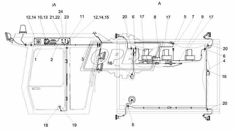 26.3710-23.17 Переключатель-клавиша 1-х поз. 12-24v 4контакта стабилизатора напряжения АвтоАрматура