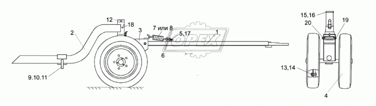 А.04.02.018 Гайка С/И М18х1,5 МТЗ,2ПТС-4; h=20 К=27 (конусная) переднего колеса АМКОДОР
