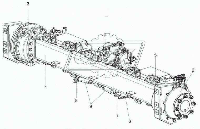 Ц40.25.63.01.3 Гидроцилиндр включения выгрузного шнека 63х40х25 Дон-1500,Дон-680 ВЗТА