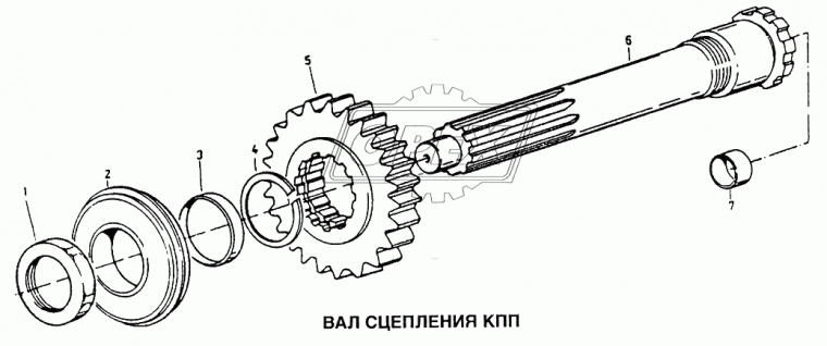 JS150-1701030 Шестерня первичного вала (Китайская КПП 9 ступ. Для МАЗ)