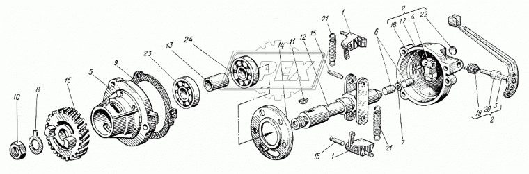 14.3722 Предохранитель 25А цилиндрический ГАЗ, УАЗ 12В в сборе ЛЭТЗ