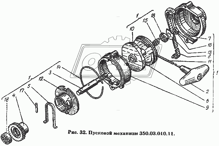 350.03.006.10 Пружина С/И L=3000 (лента) 12х0,5; пускового устройства